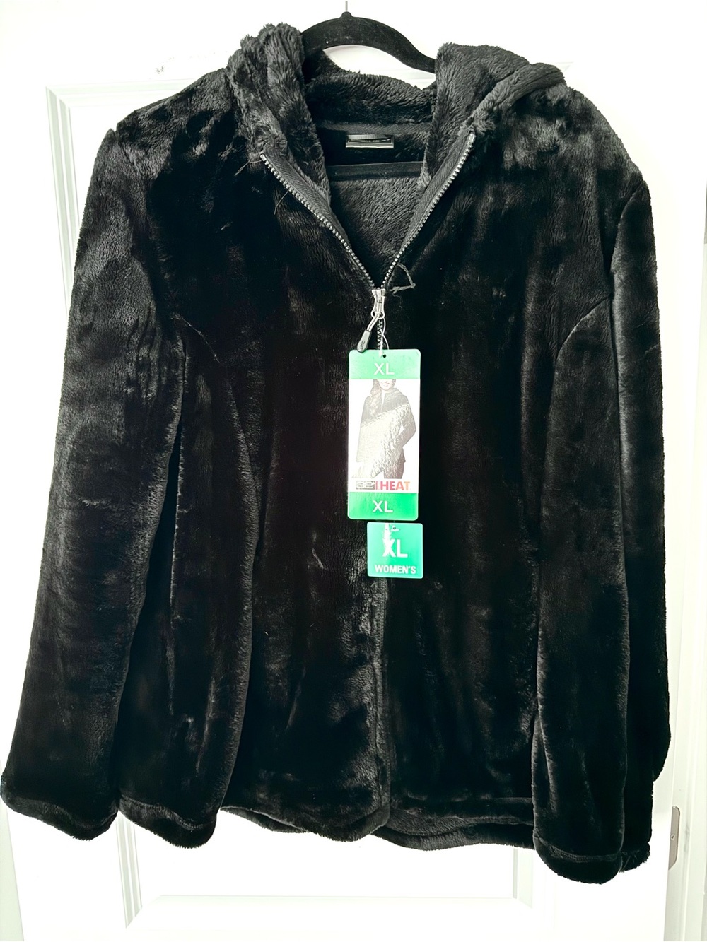 Faux fur coat